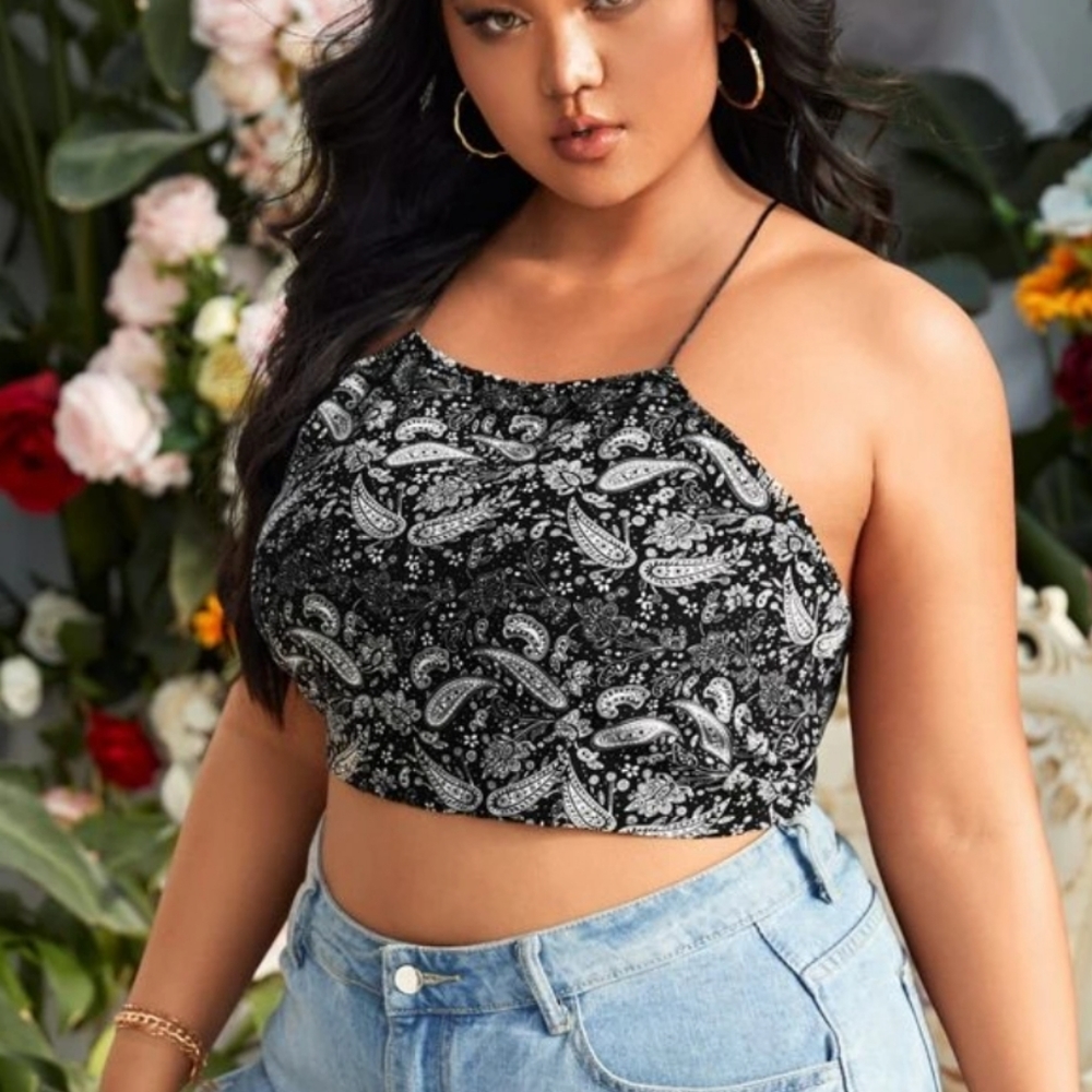 Lace up tank top